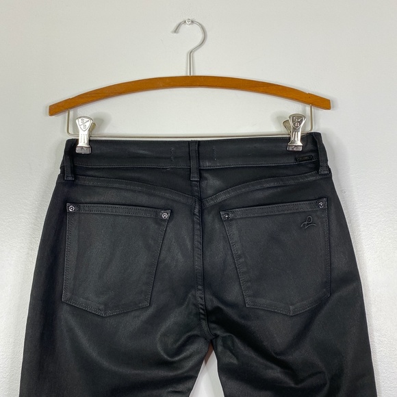 DL1961 Black Coated Emma Power Legging Sz. 27 - Picture 5 of 13